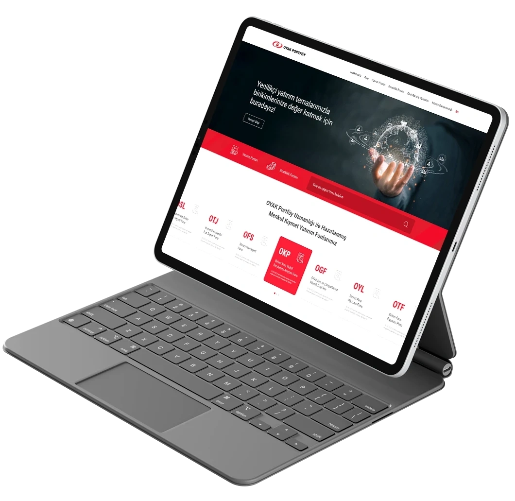 OYAK Portföy Website Image